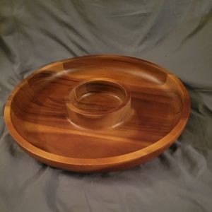 Lipper International Chip & dip plate tray